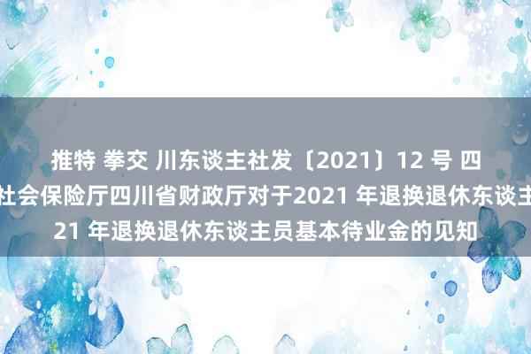 推特 拳交 川东谈主社发〔2021〕12 号 四川省东谈主力资源和社会保险厅四川省财政厅对于2021 年退换退休东谈主员基本待业金的见知