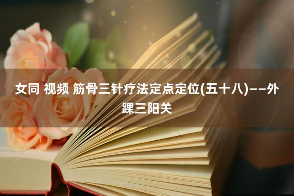 女同 视频 筋骨三针疗法定点定位(五十八)——外踝三阳关