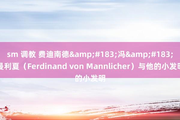 sm 调教 费迪南德&#183;冯&#183;曼利夏（Ferdinand von Mannlicher）与他的小发明